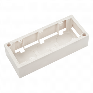Wall mounting box for French size mounting frame